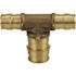 Apollo 1/2 in. x 1/2 in. x 3/4 in. Brass PEX-A Expansion Barb Reducing Tee