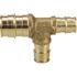 Apollo 3/4 in. x 1/2 in. x 1/2 in. Brass PEX-A Expansion Barb Reducing Tee