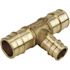 Apollo 1 in. x 1 in. x 3/4 in. Brass PEX-A Expansion Barb Reducing Tee