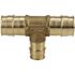 Apollo 1 in. x 1 in. x 3/4 in. Brass PEX-A Expansion Barb Reducing Tee