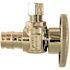 Apollo 1/2 in. Chrome-Plated Brass PEX-A Expansion Barb x 1/4 in. Compression Quarter-Turn Angle Stop Valve