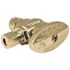 Apollo 1/2 in. Chrome-Plated Brass PEX-A Expansion Barb x 1/4 in. Compression Quarter-Turn Angle Stop Valve