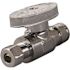 Apollo 1/2 in. Chrome-Plated Brass PEX-A Expansion Barb x 1/4 in. Compression Quarter-Turn Straight Stop Valve