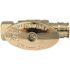 Apollo 1/2 in. Chrome-Plated Brass PEX-A Expansion Barb x 3/8 in. Compression Quarter-Turn Straight Stop Valve