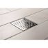 Oatey Designline 6 in. x 6 in. Stainless Steel Square Shower Drain with Square Pattern Drain Cover