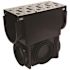 Deep Series Slim Drainage Pit and Catch Basin for Modular Trench and Channel Drain Systems w/ Stainless Steel Grate