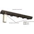 U.S. TRENCH DRAIN Compact Series 5.4 in. W x 3.2 in. D x 39.4 in. L Trench and Channel Drain with Black Grate