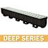 U.S. TRENCH DRAIN Deep Series 5.4 in. W x 5.4 in. D x 39.4 in. L Trench and Channel Drain Kit w/Stainless Steel Grate