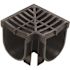 U.S. TRENCH DRAIN Deep Series 90 Deg. Corner for 5.4 in. Trench and Channel Drain Systems w/Black Grate