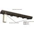 U.S. TRENCH DRAIN Compact Series 90 Deg. Corner for 3.2 in. D Trench and Channel Drain Systems w/Black Grate