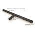 U.S. TRENCH DRAIN Compact Series 90 Deg. Corner for 3.2 in. D Trench and Channel Drain Systems w/Black Grate