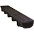 Compact Series 5.4 in. W x 3.2 in. D x 39.4 in. L Trench and Channel Drain Kit with Black Grate (3-Pack | 9.8 ft)
