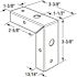 Anvil Mark 1-3/8 in. T Bi-Fold Door Corner Repair Bracket Universal Design Will Fit Door Panels