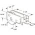 Anvil Mark Roller Assembly, 1-1/4 in., Steel Ball Bearing, Concave