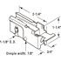 Anvil Mark Roller Assembly, 1-1/8 in. Steel Ball Bearing, Adjustable