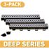 Deep Series 5.4 in. W x 5.4 in. D x 39.4 in. L Trench and Channel Drain Kit w/ Stainless Steel Grate (3-Pack | 9.8 ft)