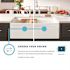 Elkay Fireclay 33 in. Farmhouse/Apron-Front Offset 60/40 Double Bowl White Fireclay Kitchen Workstation Sink Only