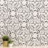 MSI Baroque Stamp Matte Porcelain Black and White Encaustic Tile 8 in. x 8 in., Floor & Wall (5.16 sq. ft./Case)
