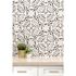 MSI Baroque Stamp Matte Porcelain Black and White Encaustic Tile 8 in. x 8 in., Floor & Wall (5.16 sq. ft./Case)