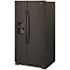 Whirlpool 21 Cu. Ft. Side By Side Refrigerator With Ice Maker, Black, ADA