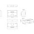 Winflo 30 in. 330 CFM Convertible Under Cabinet Range Hood in Black with Mesh Filters and Push Button Control