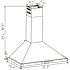 Winflo 36 in. 500 CFM Convertible Wall Mount Range Hood in Stainless Steel with Mesh Filters and Touch Sensor Control