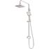 Symmons Duro Single-Handle 1-Spray Handheld Shower Head and Fixed Shower Head Combo in Polished Chrome (Valve Not Included)