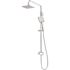 Symmons Duro 1-Spray Handheld Showerhead and Fixed Showerhead Combo in Polished Chrome (Valve Not Included)