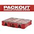 Milwaukee PACKOUT 11-Compartment Impact Resistant Portable Small Parts Organizer