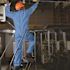 KleenGuard A65 2XL Flame Resistant Coveralls Zip Front Open Wrists and Ankles ANSI Sizing Anti-Static Blue (25/Case)