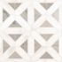MSI Bianco Dolomite Geometrica 12 in. x 12 in. x 10 mm Polished Marble Mosaic Tile (10 sq. ft./case)