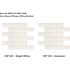 MSI Whisper White Beveled Subway 12 in. x 12 in. Glossy Ceramic Mesh-Mounted Mosaic Wall Tile (10 sq. ft./Case)