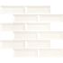 MSI Whisper White Beveled Subway 12 in. x 12 in. Glossy Ceramic Mesh-Mounted Mosaic Wall Tile (10 sq. ft./Case)
