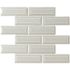 MSI Dove Gray Beveled Subway 12 in. x 12 in. Glossy Crackled Ceramic Mesh-Mounted Mosaic Wall Tile (10 sq. ft./Case)