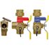 3/4 in. FIP Union x FIP Full Port Lead Free Hot & Cold Ball Valves with Pressure Relief-Tankless Water Heater Valve Kit