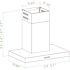Winflo 30 in. Convertible Wall Mount Range Hood in Stainless Steel with Mesh Filters and Push Button Control