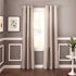 Kenney Fast Fit Easy Install Milton 36 in. - 66 in. Adjustable Single Curtain Rod 5/8 in. Dia. Pewter with Square Finials