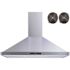 36 in. 500 CFM Convertible Wall Mount Range Hood in Stainless Steel with Mesh and Charcoal Filters, Touch Sensor Control