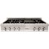 ZLINE Kitchen and Bath 48 in. 7 Burner Front Control Gas Cooktop in Stainless Steel with Griddle