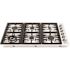 ZLINE Kitchen and Bath 36 in. 6 Burner Top Control Gas Cooktop in Stainless Steel