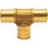 Apollo 3/4 in. Brass PEX-B Barb Tee Pro Pack (25 Pack)