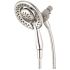 Delta In2ition 4-Spray Patterns 1.75 GPM 6.13 in. Wall Mount Dual Shower Heads in Chrome