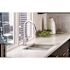 MOEN Genta LX Chrome 16 in. H Pull Down Sprayer Kitchen Faucet with 360 Degree Spout Swivel and Power Boost