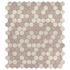 MSI Silva Oak 2 in. Hexagon 12 in. x 13 in. x 0.24 in. Glass Mesh-Mounted Mosaic Wall Tile (14.7 sq. ft./Case)