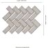 MSI Ice Bevel Herringbone 13 in. x 11 in. Glossy Glass Mesh-Mounted Mosaic Tile (10.6 sq. ft. / case)