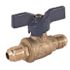 JOMAR INTERNATIONAL Jomar Valve Bluecap II Gas Ball Valve, 3/8 in. Flare x 3/8 in. Flare