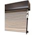SeaSun Surfside Cream Cordless Outdoor Patio Roller Shade with Valance 48 in. W x 96 in. L
