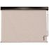 SeaSun Surfside Cream Cordless Outdoor Patio Roller Shade with Valance 48 in. W x 96 in. L