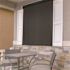 SeaSun Siesta Dark Brown Cordless Outdoor Patio Roller Shade with Valance 48 in. W x 96 in. L