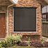 SeaSun Siesta Dark Brown Cordless Outdoor Patio Roller Shade with Valance 48 in. W x 96 in. L